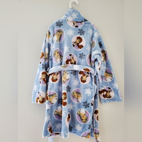 Disney frozen Elsa&Anna Bathrobe Girl size 7/8 - Picture 3 of 7